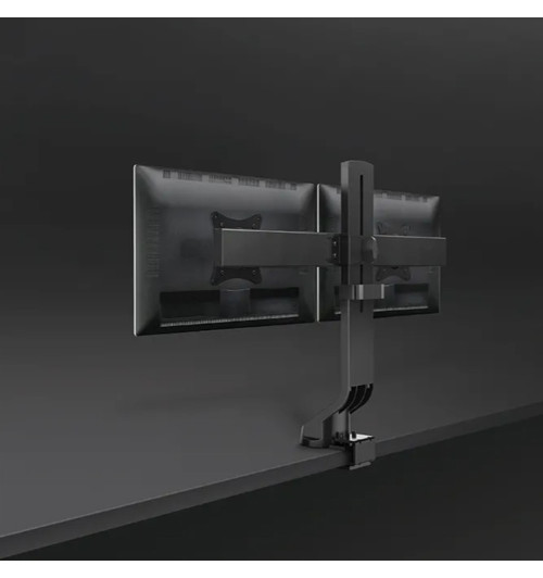 Neomounts FPMA-D860D - uchwyt / stojak biurkowy do dwóch monitorów 10" - 27"