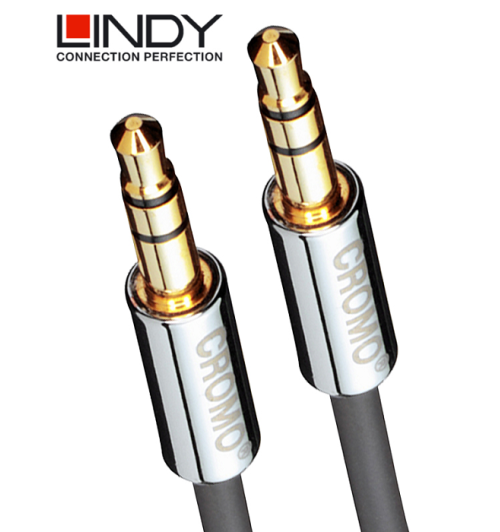 Kabel stereo mini jack 3,5mm LINDY CROMO