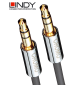 Kabel stereo mini jack 3,5mm LINDY CROMO