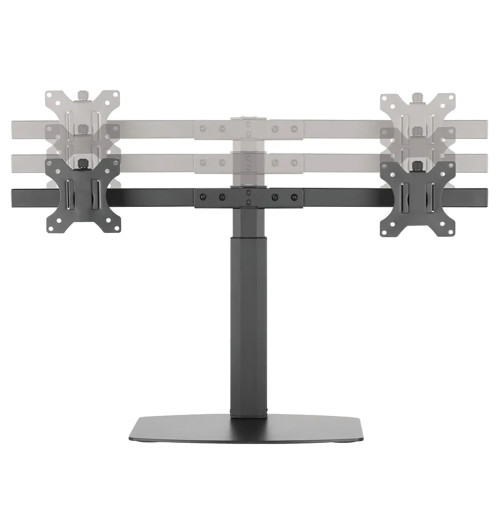 Neomounts FPMA-D865D - uchwyt / stojak biurkowy do dwóch monitorów 10" - 27"