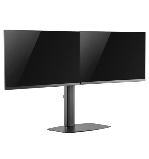 Neomounts FPMA-D865D - uchwyt / stojak biurkowy do dwóch monitorów 10" - 27"