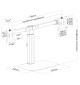 Neomounts FPMA-D865D - uchwyt / stojak biurkowy do dwóch monitorów 10" - 27"