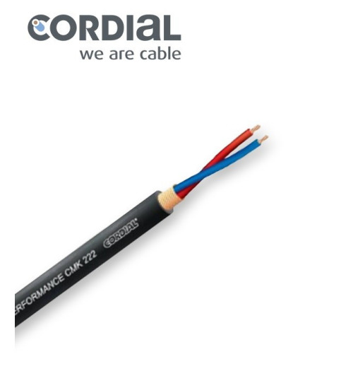 Kabel mikrofonowy symetryczny Cordial CMK 222 0.22mm2