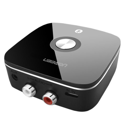 Zestaw: Adapter odbiornik Bluetooth 5.1 z aptX Ugreen + kabel 2 RCA - 2 RCA Prolink TCV 4270 1,8m