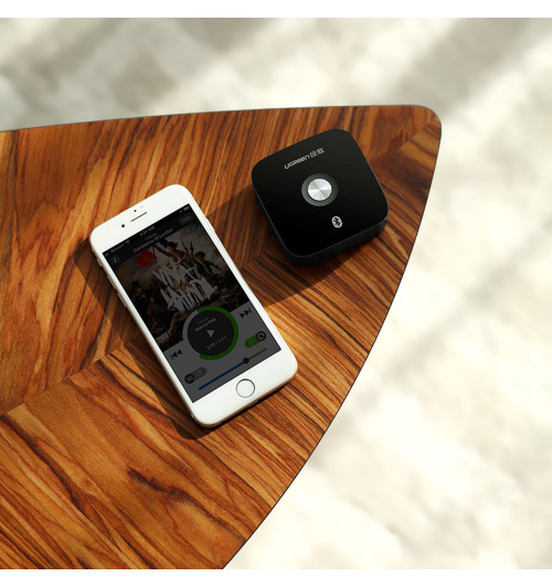 Zestaw: Adapter odbiornik Bluetooth 5.1 z aptX Ugreen + kabel 2 RCA - 2 RCA Prolink TCV 4270 1,8m