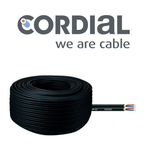 Kabel mikrofonowy stereo symetryczny Cordial CMK 422 0.22mm2