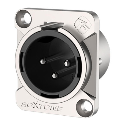 Roxtone RX3MD-NS - Gniazdo panelowe XLR męskie