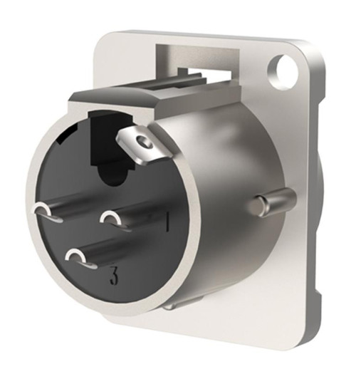 Roxtone RX3MD-NS - Gniazdo panelowe XLR męskie
