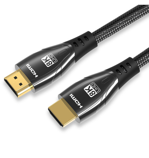 Kabel HDMI 2.1 PRO 8K@60Hz z oplotem - 5m - WireWay WW320105