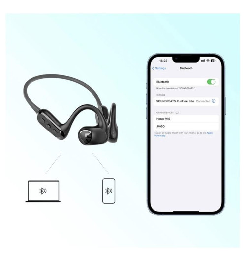 SOUNDPEATS RunFree Lite - bezprzewodowe słuchawki otwarte z Bluetooth 5.3