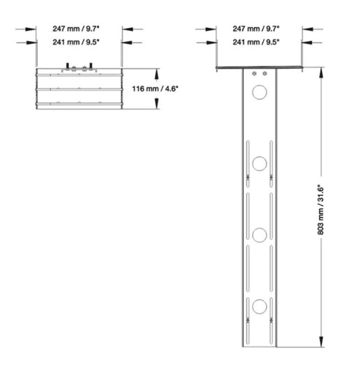 Neomounts PLASMA-M2500CAMSHELF2 - półka na kamerę