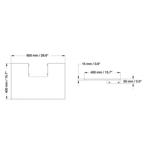 Neomounts PLASMA-M2500LAPSHELF - półka na laptopa