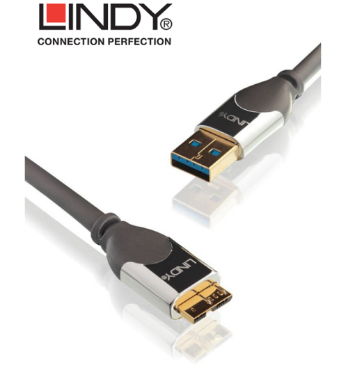 Kabel USB 3.0 typu A - micro B Lindy