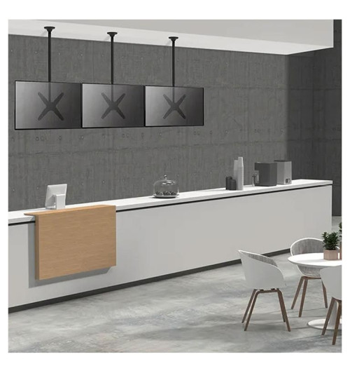 Neomounts FPMA-C340BLACK - uchwyt sufitowy do TV / monitora 32" - 75"