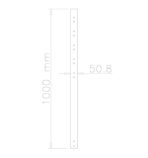 Neomounts FPMA-CP100 - słup przedłużający 100 cm