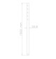 Neomounts FPMA-CP150 - słup przedłużający 150 cm