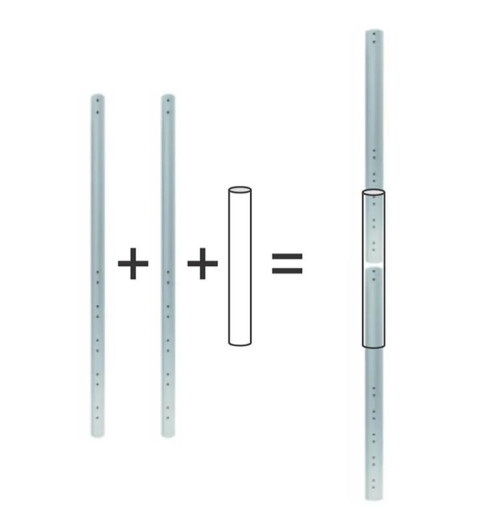 Neomounts FPMA-CPCONNECT - złącze do słupka przedłużającego