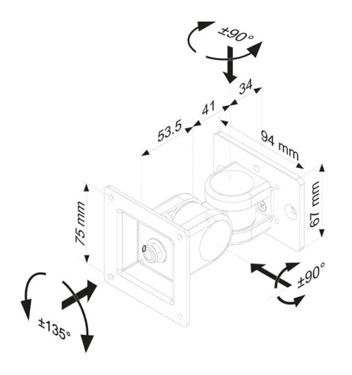 Neomounts FPMA-DTBW200 - montaż uchwyt na monitor do toolbaru