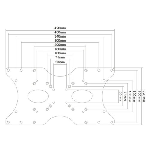 Neomounts FPMA-VESA400 - płyta montażowa adapter VESA