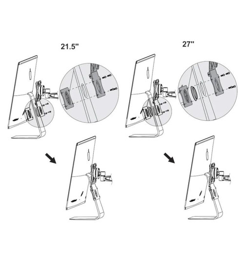 Neomounts FPMA-VESAMAC2127 - adapter VESA dla Apple iMac