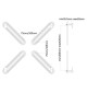 Neomounts FPMA-VESANON - adapter VESA 10" - 27"