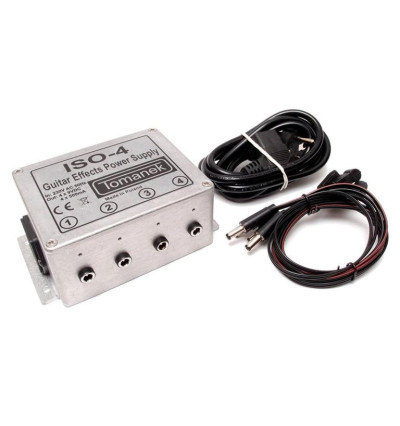 Tomanek ISO-4 - stabilizowany zasilacz 9V DC do 4 efektów gitarowych