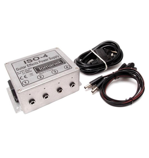 Tomanek ISO-4 - stabilizowany zasilacz 9V DC do 4 efektów gitarowych
