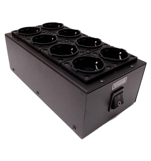 Tomanek TAP8ON+ - listwa zasilająca z filtrem, dc blockerami i wyłącznikiem