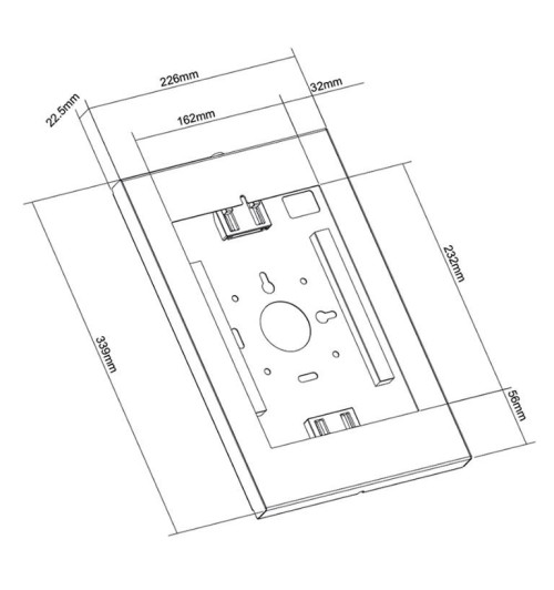 Neomounts WL15-650WH1 - Naścienny uchwyt do tabletu