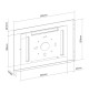 Neomounts WL15-660WH1 - Naścienny uchwyt do tabletu