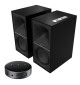 Klipsch The Nines – Aktywne kolumny podstawkowe (para) + WiiM Mini - Odtwarzacz sieciowy streamer