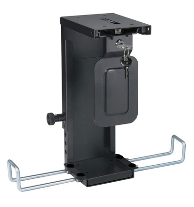 Neomounts CPU-D075BLACK/LK - Uchwyt biurkowy z blokadą do komputera stacjonarnego