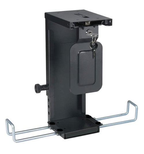 Neomounts CPU-D075BLACK/LK - Uchwyt biurkowy z blokadą do komputera stacjonarnego