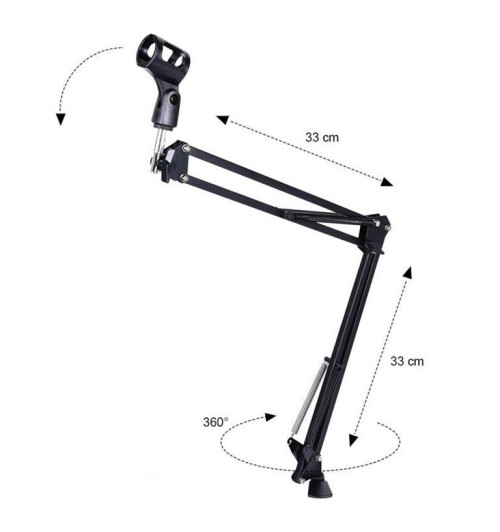 DNA C5 - biurkowy statyw mikrofonowy ramię wysięgnik