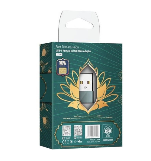 Ldnio LC150 - Adapter przejściówka z USB-A na USB-C