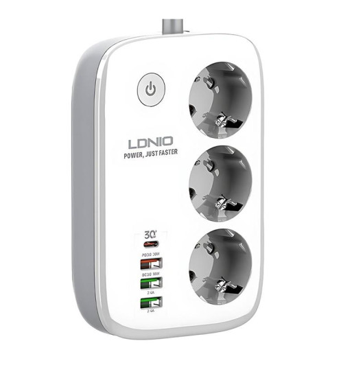 Ldnio SEW 3452 - listwa zasilająca z ładowarką USB i WiFi