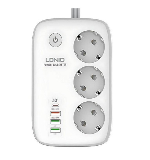 Ldnio SEW3452 - listwa zasilająca z ładowarką USB i WiFi
