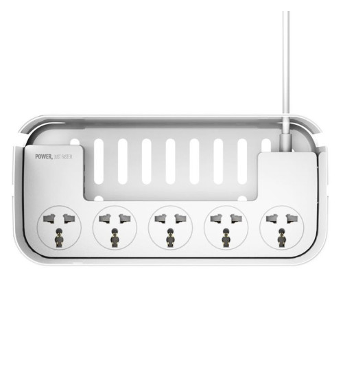 Ldnio SN5309W - organizer kabli zasilacz uniwersalny z 4 portami USB