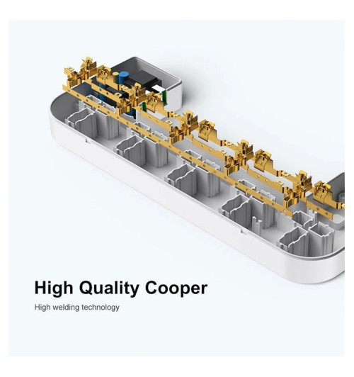 Ldnio SN5309W - organizer kabli zasilacz uniwersalny z 4 portami USB