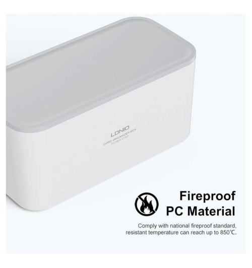 Ldnio SN5309W - organizer kabli zasilacz uniwersalny z 4 portami USB