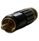 Wtyk RCA 0542 skręcany typu "Nakamichi"