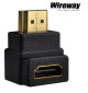 Płaskie przejście kątowe HDMI - HDMI 90 stopni