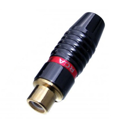 Gniazdo RCA HQ GOLD PLUG ZL-0545 | AVstore.pl