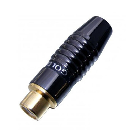 Gniazdo RCA HQ GOLD PLUG ZL-0545 | AVstore.pl