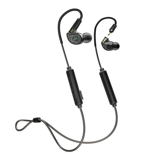 MEE Audio Combo Pack M6 PRO 2nd Generation + BTC2 - Słuchawki dokanałowe z adapterem Bluetooth