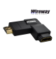 Przejściówka adapter WireWay HDMI - HDMI 90 stopni