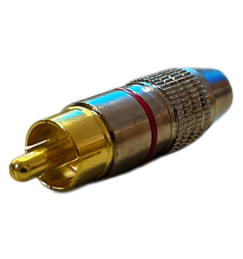 Wtyk RCA metalowy WireWay RW120 | AVstore.pl