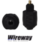 Przejściówka Adapter optyczny Jack Toslink WireWay