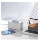 Ldnio SCW5354 - organizer kabli zasilacz uniwersalny z USB i ładowarką indukcyjną
