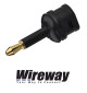 Adapter optyczny WireWay Toslink - Jack Toslink